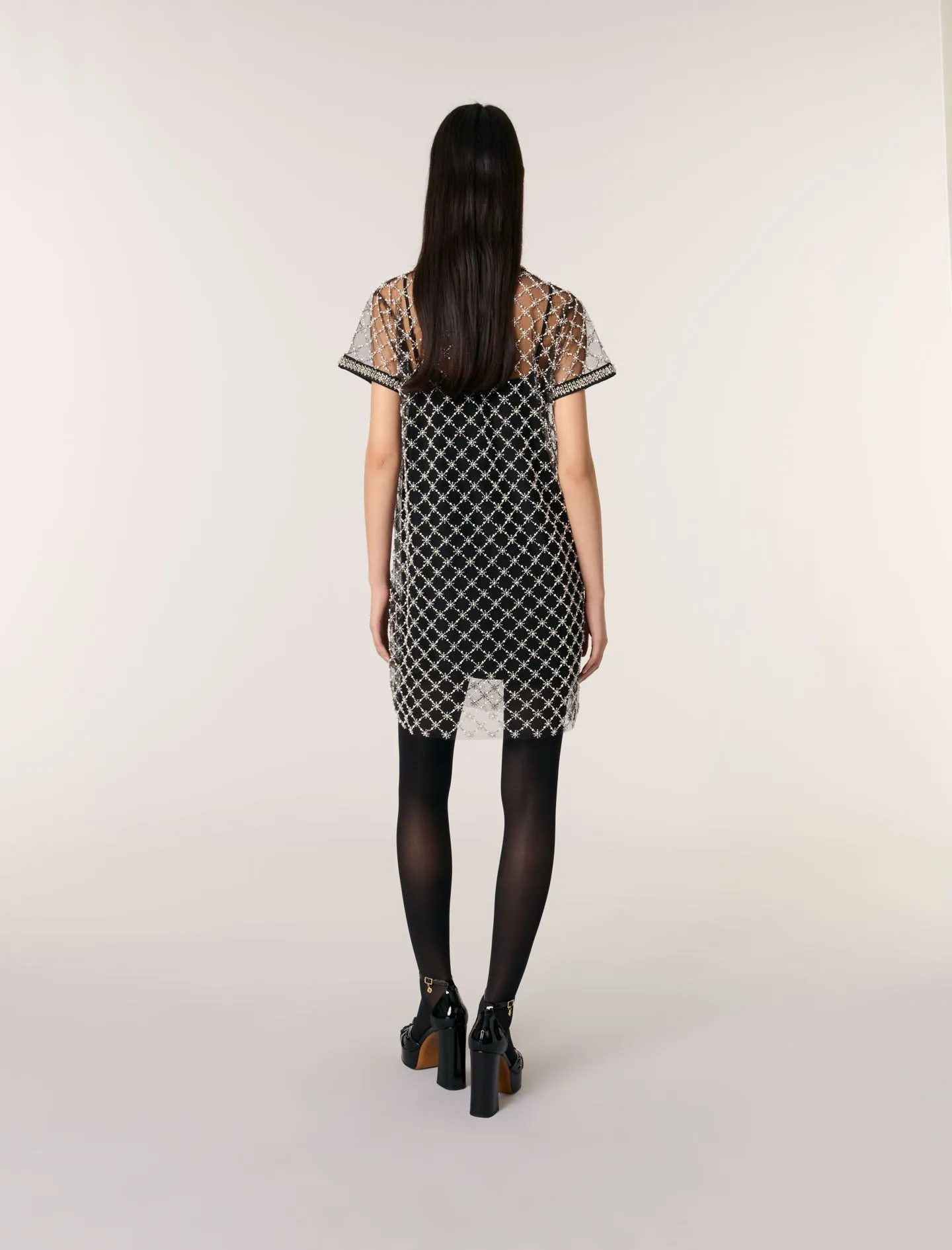 Mesh Mini Dress