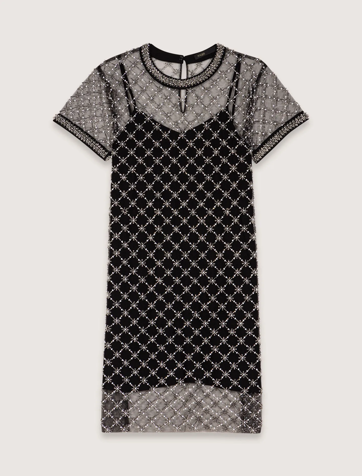 Mesh Mini Dress