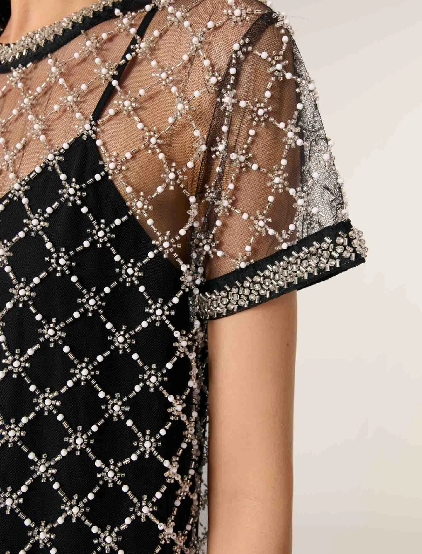 Mesh Mini Dress