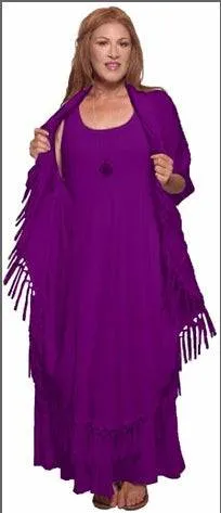 Moroccan Magic Dress with Fringe from Small to 5X