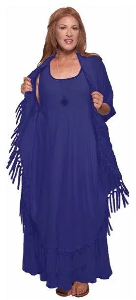 Moroccan Magic Dress with Fringe from Small to 5X