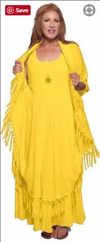 Moroccan Magic Dress with Fringe from Small to 5X