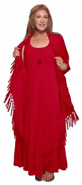 Moroccan Magic Dress with Fringe from Small to 5X