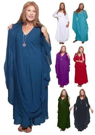 Moroccan Magic Dress with Fringe from Small to 5X