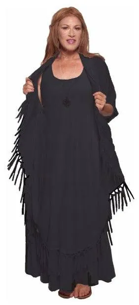 Moroccan Magic Dress with Fringe from Small to 5X