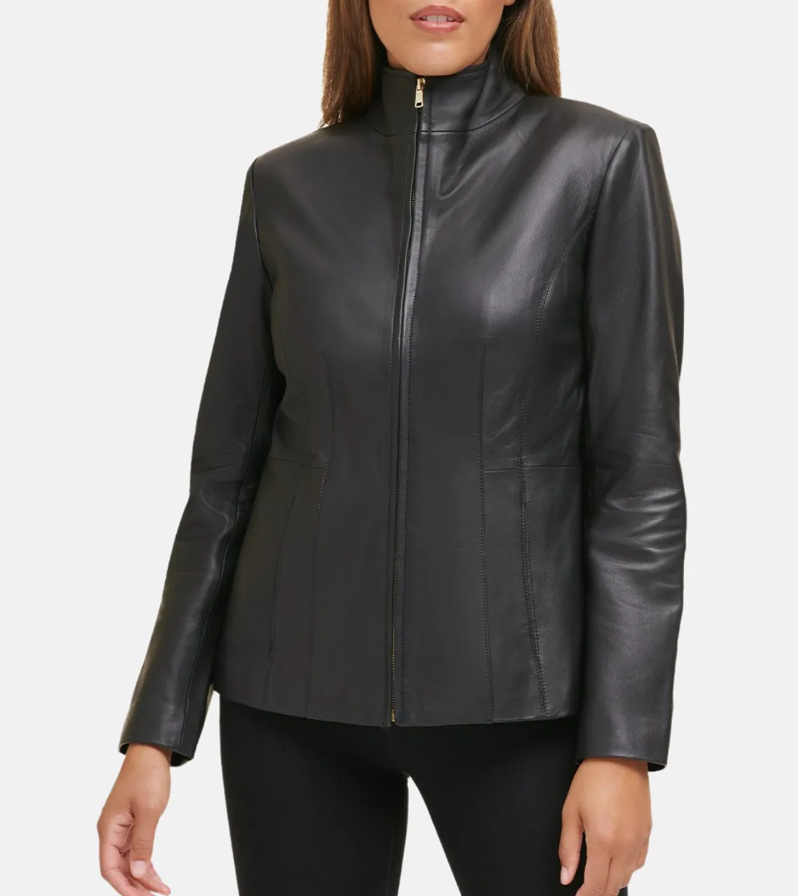 Nelack Women's Biker Leather Jacket