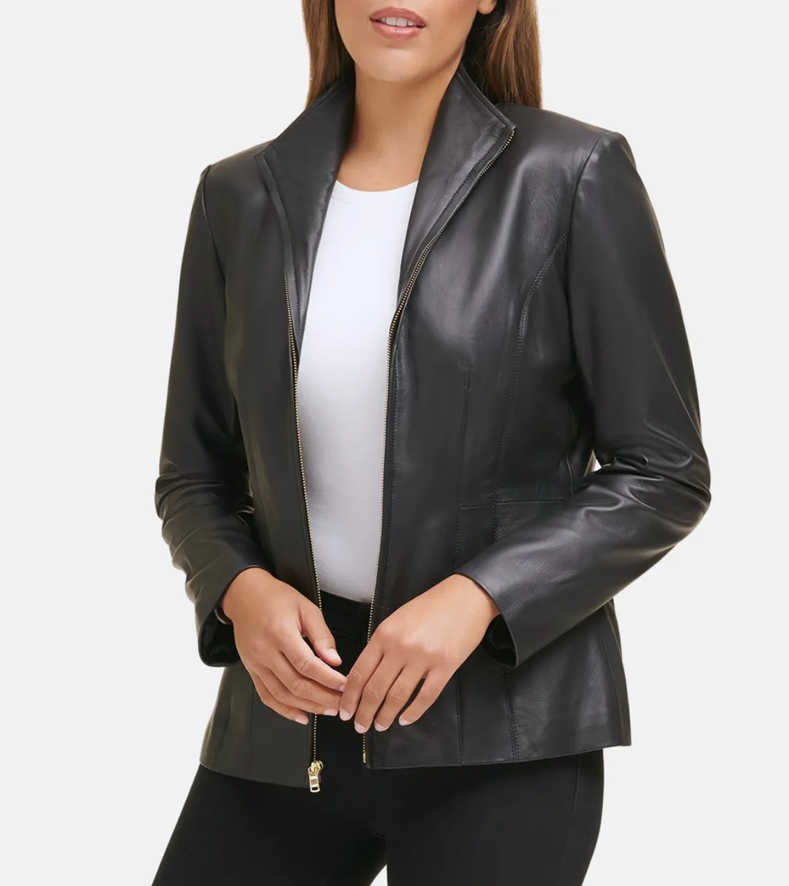 Nelack Women's Biker Leather Jacket