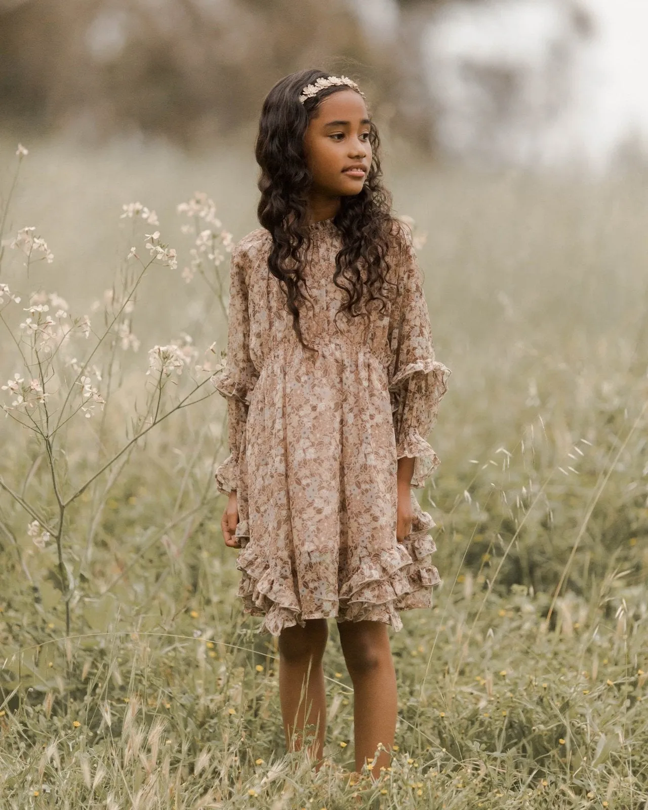 NoraLee Girls Autumn Garden Mirabelle Dress