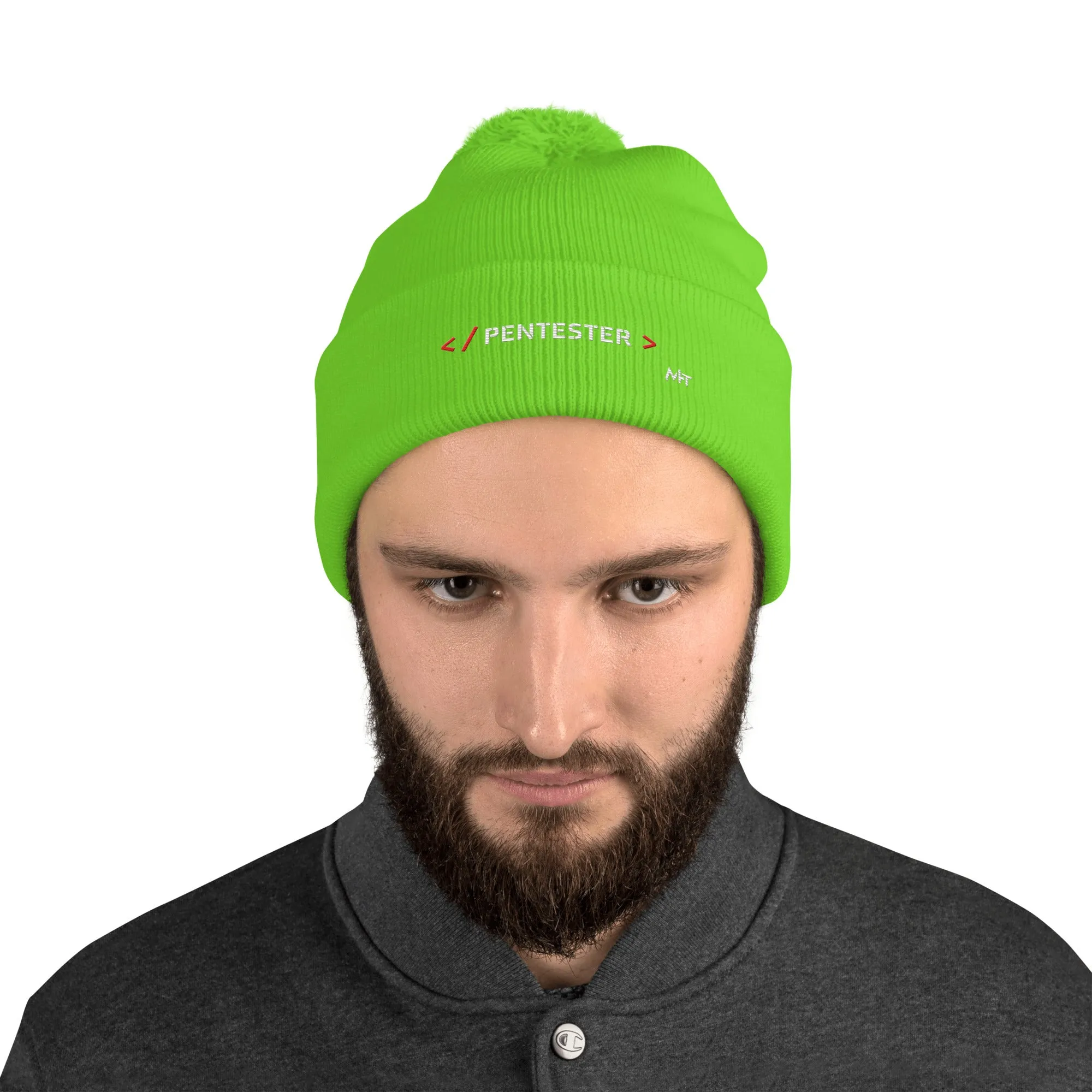 Pentester - Pom-Pom Beanie