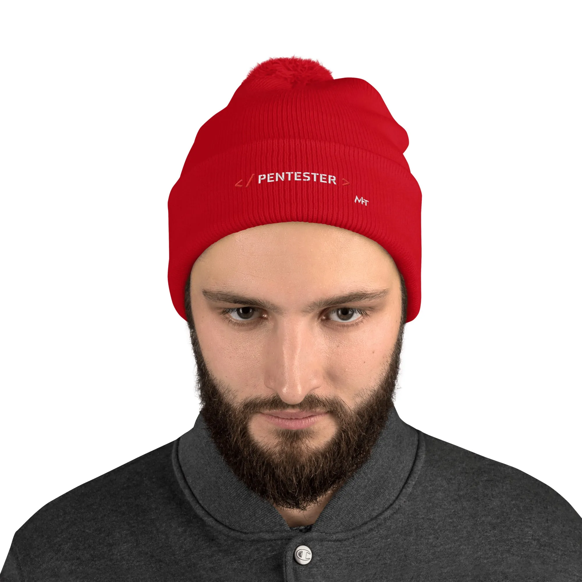 Pentester - Pom-Pom Beanie