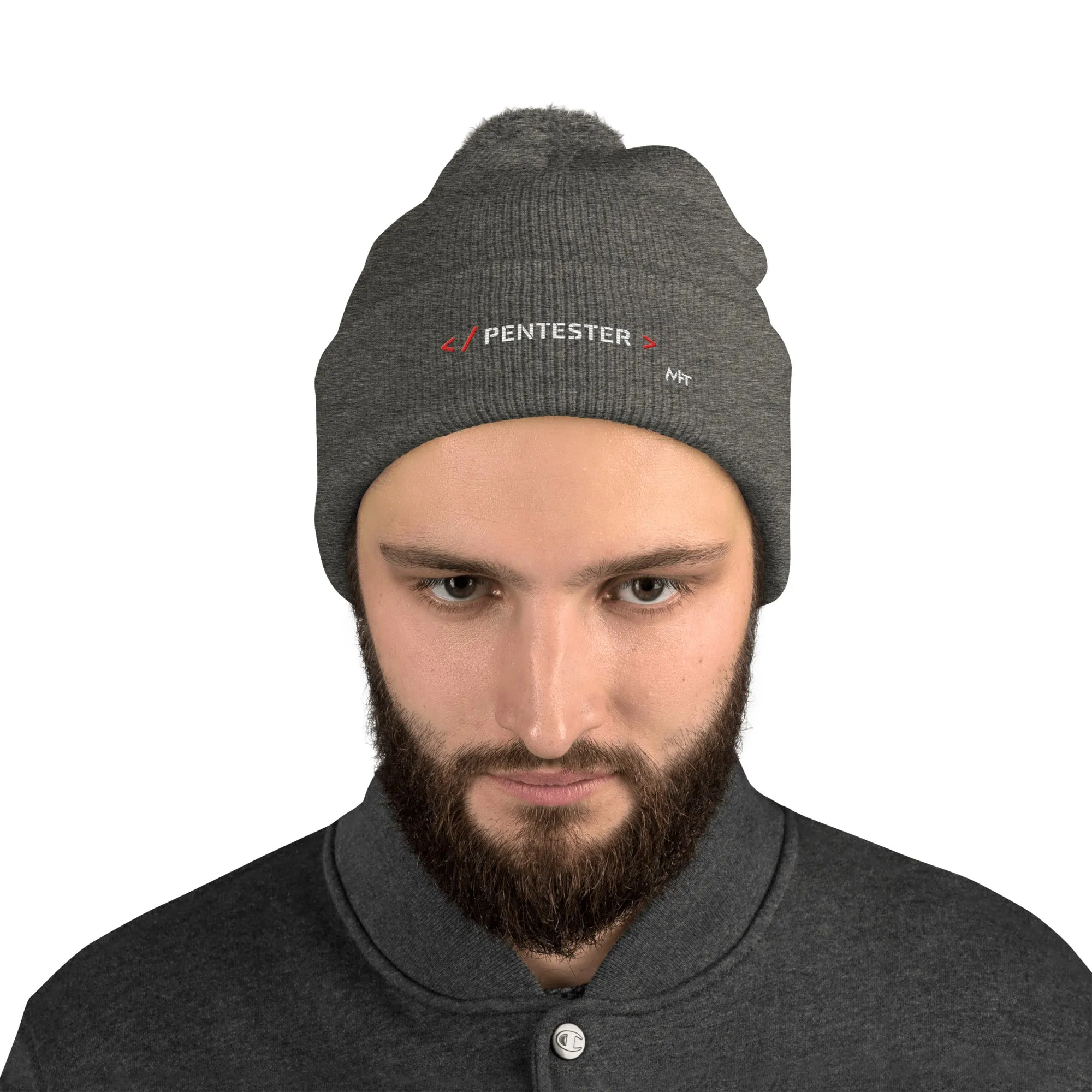 Pentester - Pom-Pom Beanie