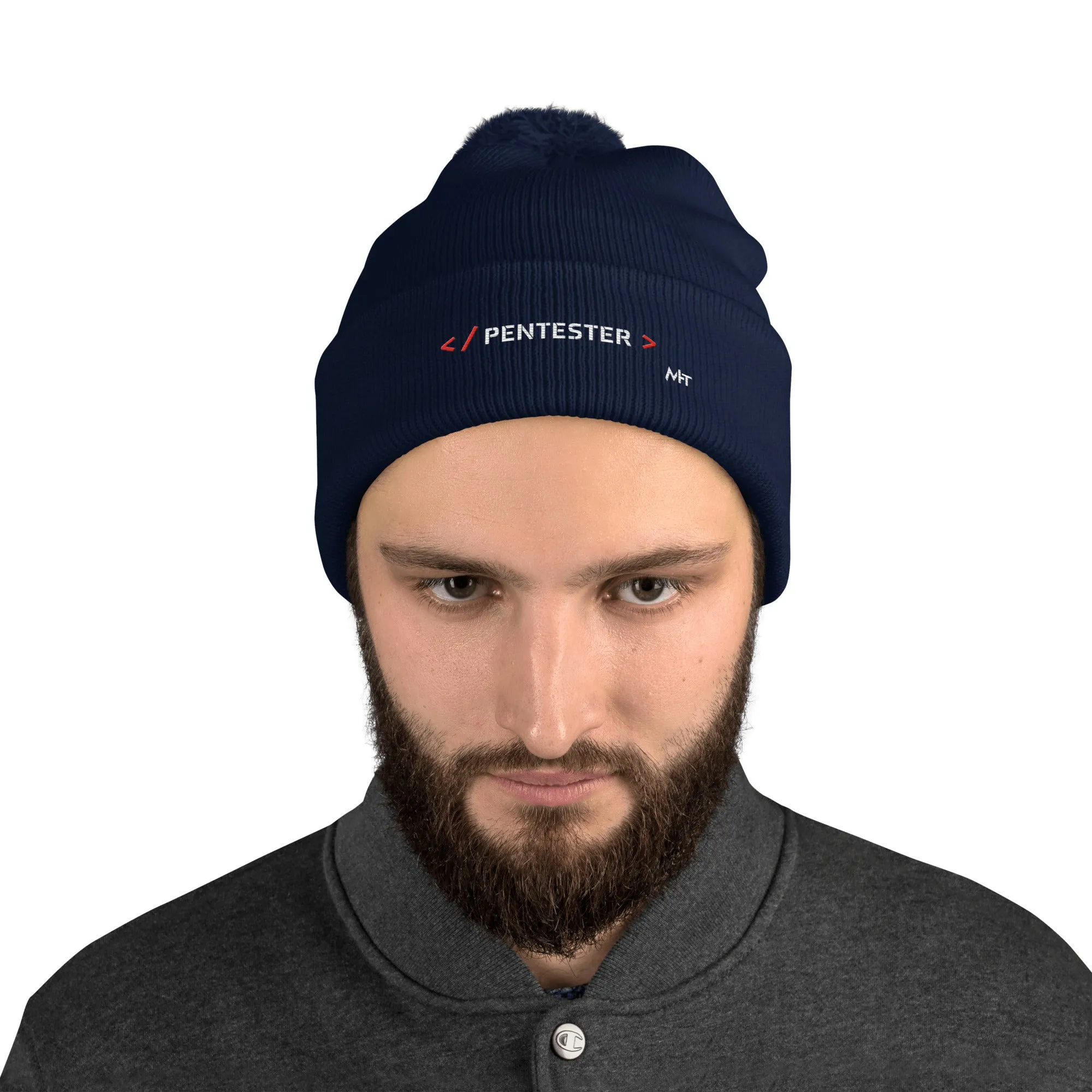 Pentester - Pom-Pom Beanie