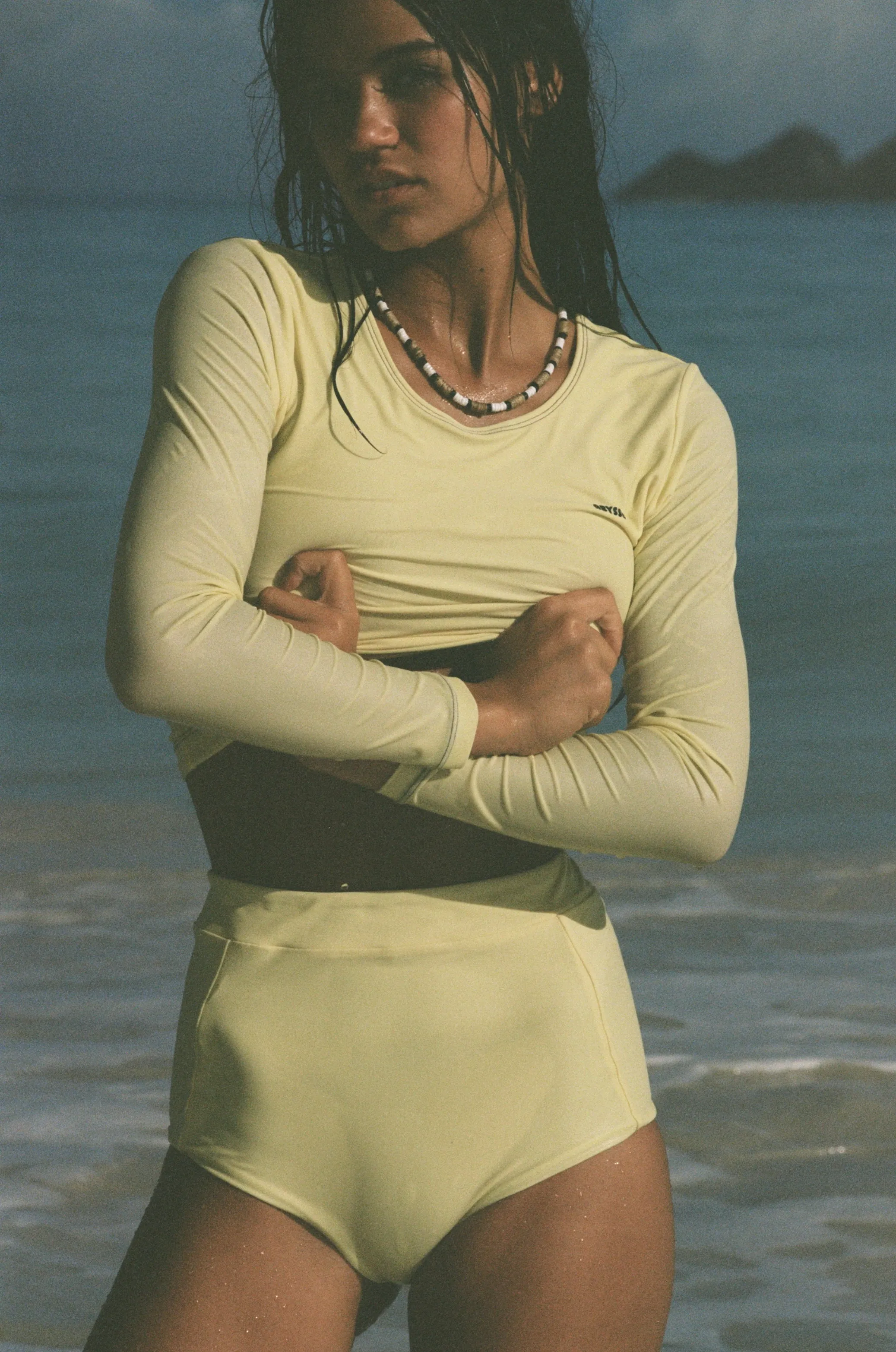 Poppler Rashguard Top - Vanilla