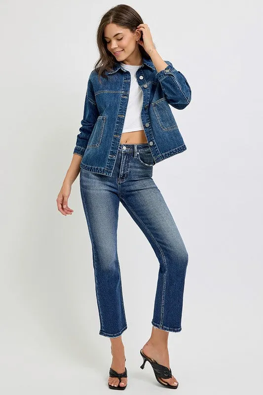 Relaxed Fit Denim Jacket by Risen