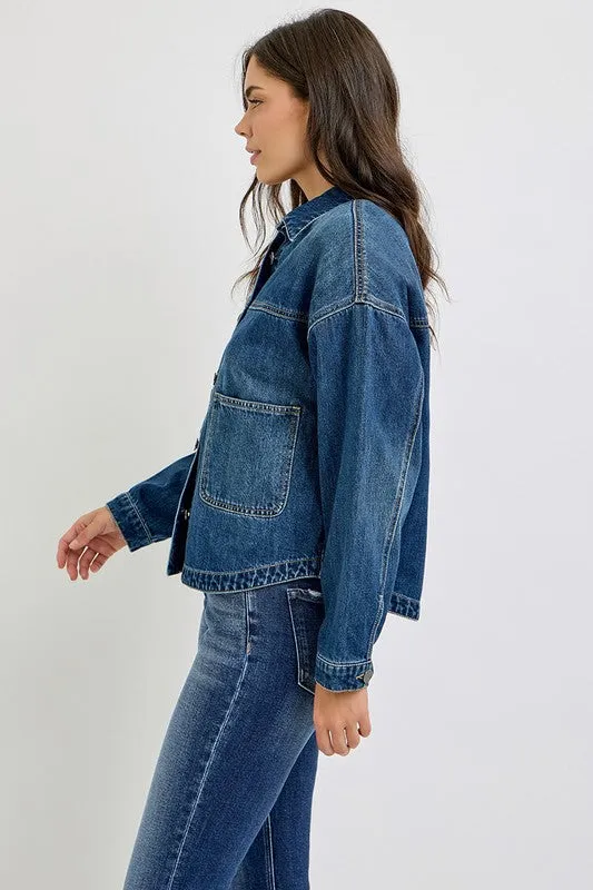 Relaxed Fit Denim Jacket by Risen