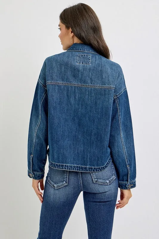 Relaxed Fit Denim Jacket by Risen
