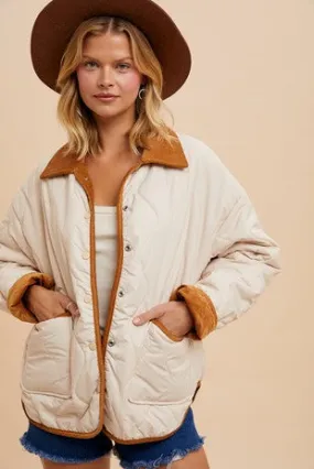 Renee Reversible Quilted Jacket