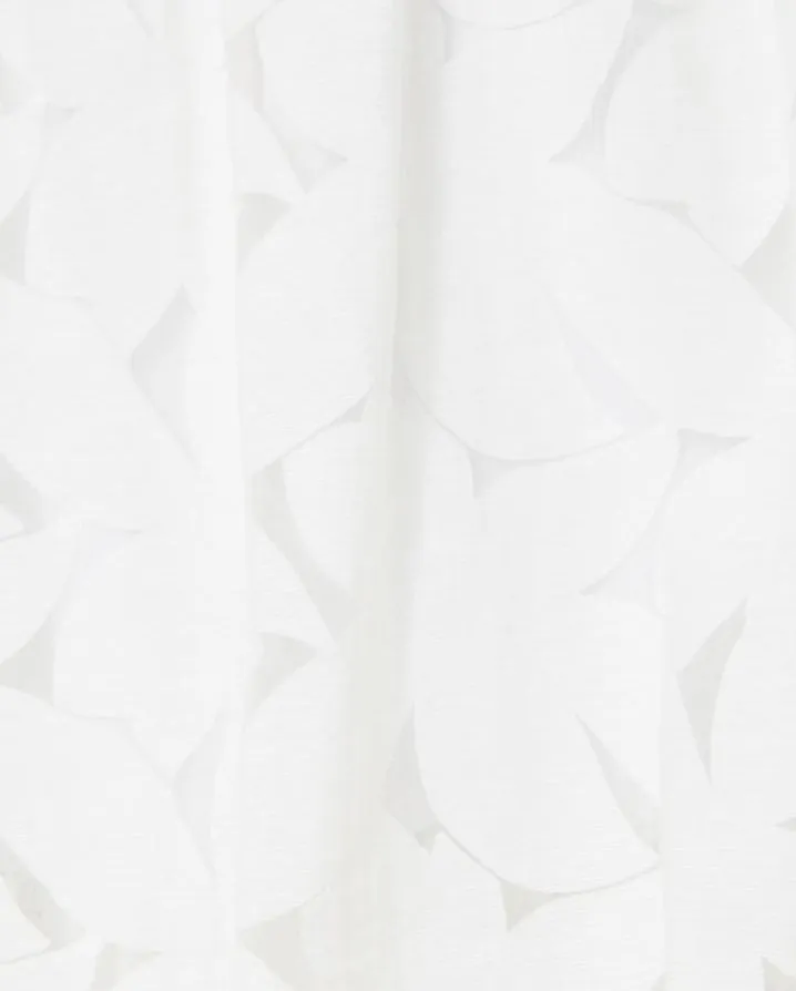 RITAMARIE EYELET RUFFLE DRESS