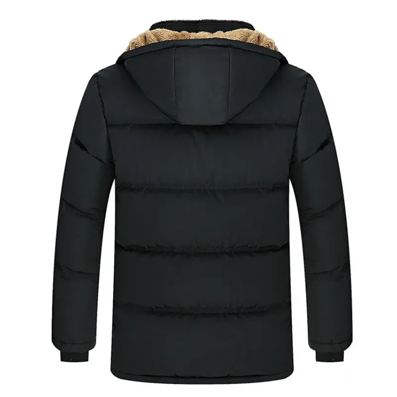 Rustpak - Parka Winterjas Heren – Waterdicht met Warme Fleecevoering en Capuchon