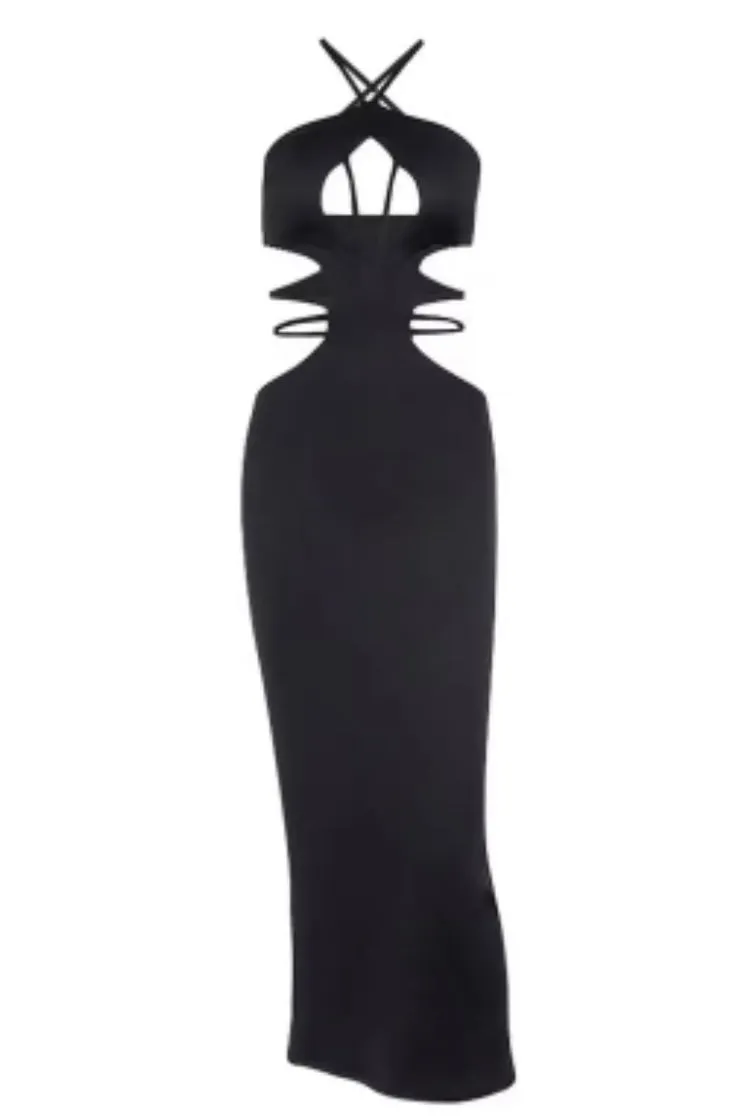 SALE Jessica Bara Pammy Cut Out Midi Dress