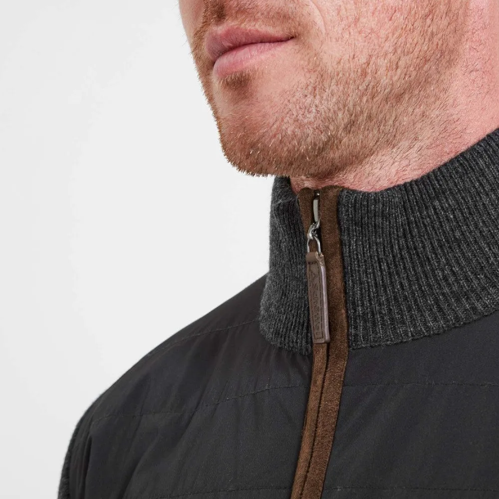 Schoffel Men's Hybrid Aerobloc Jacket in Charcoal