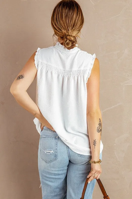 Smocked Ruffle Top