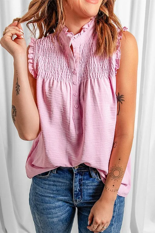 Smocked Ruffle Top
