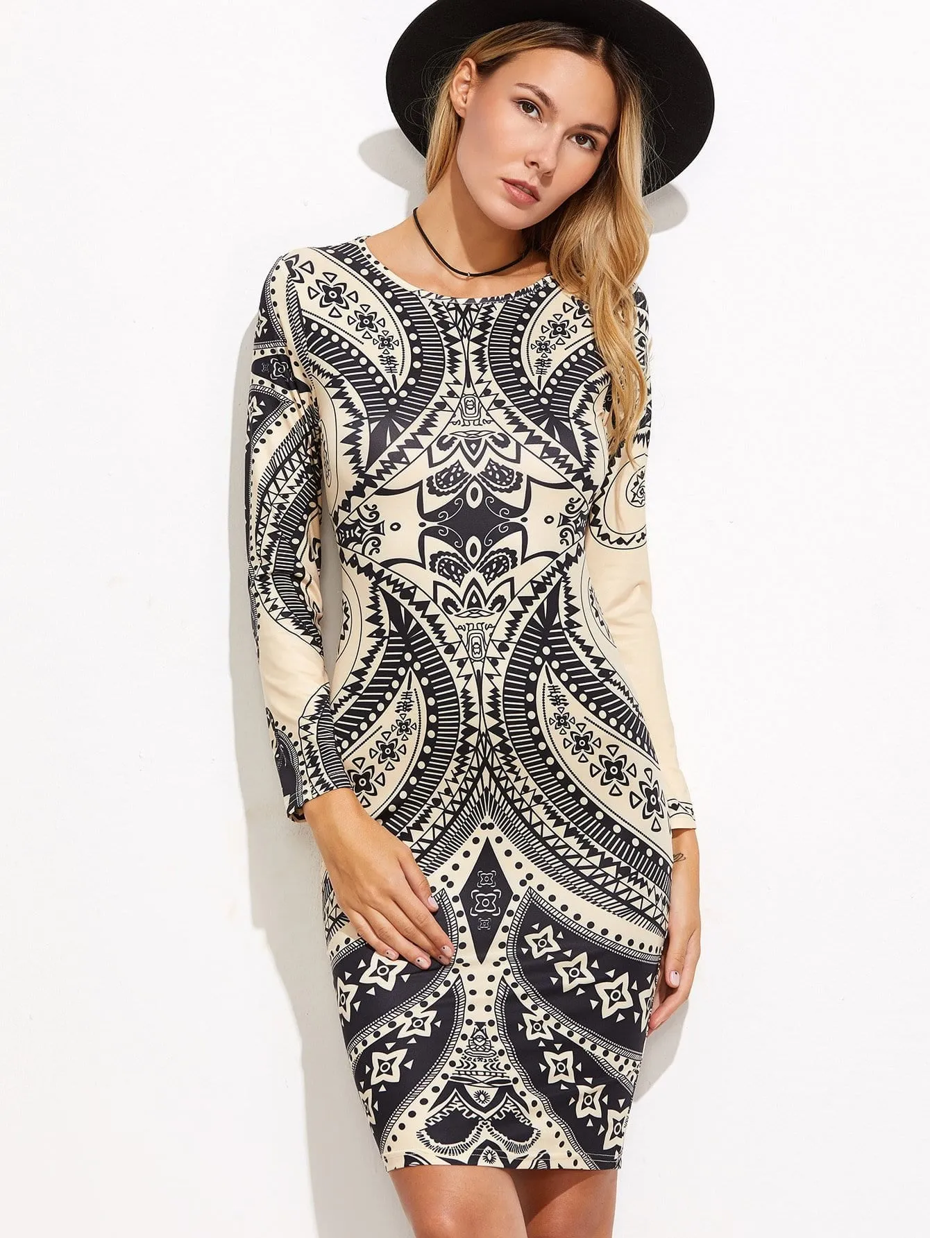 So Dazed cutout back bodycon dress