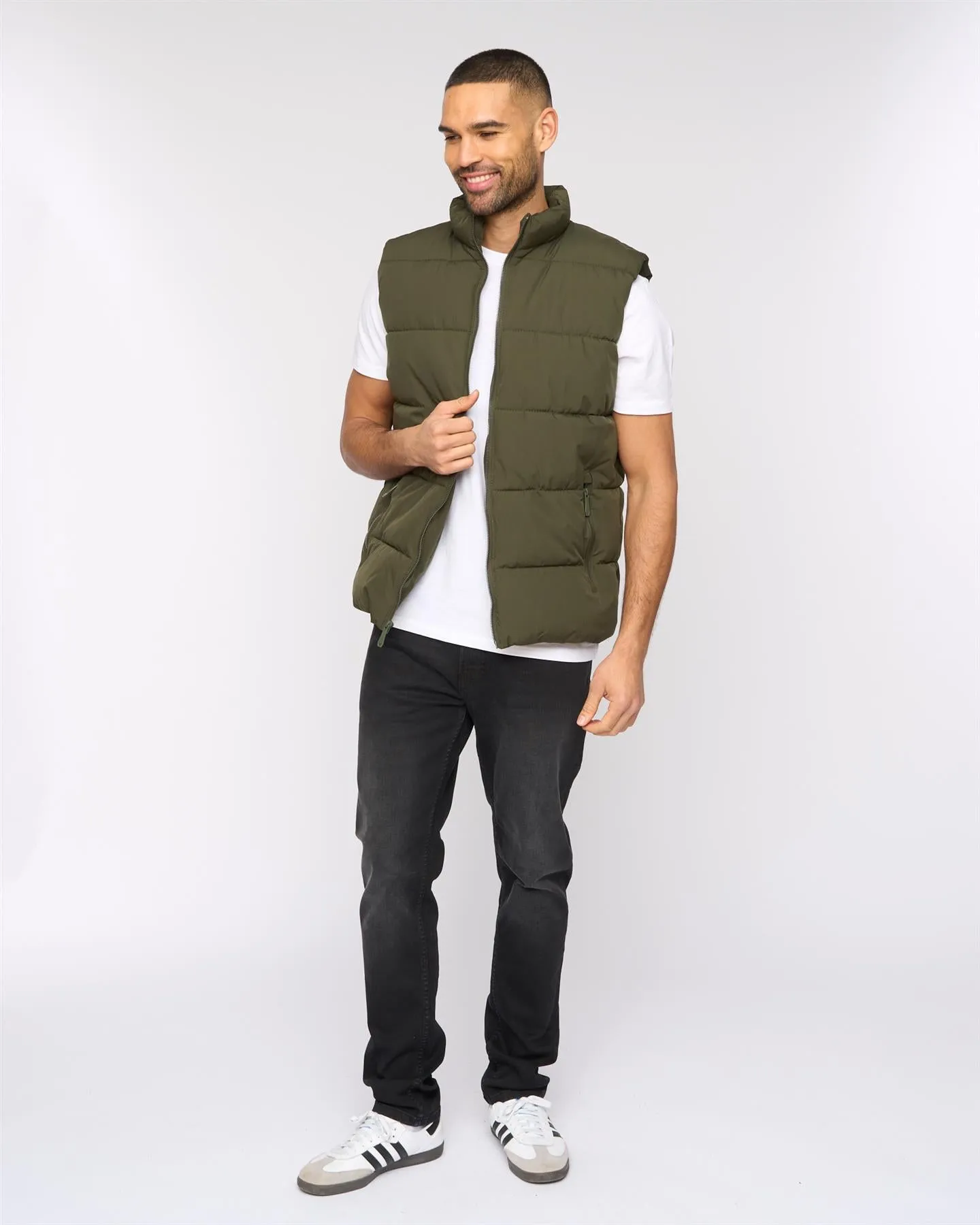 Stanten Puffer Gilet Olive