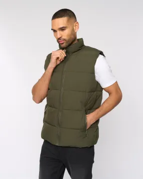 Stanten Puffer Gilet Olive