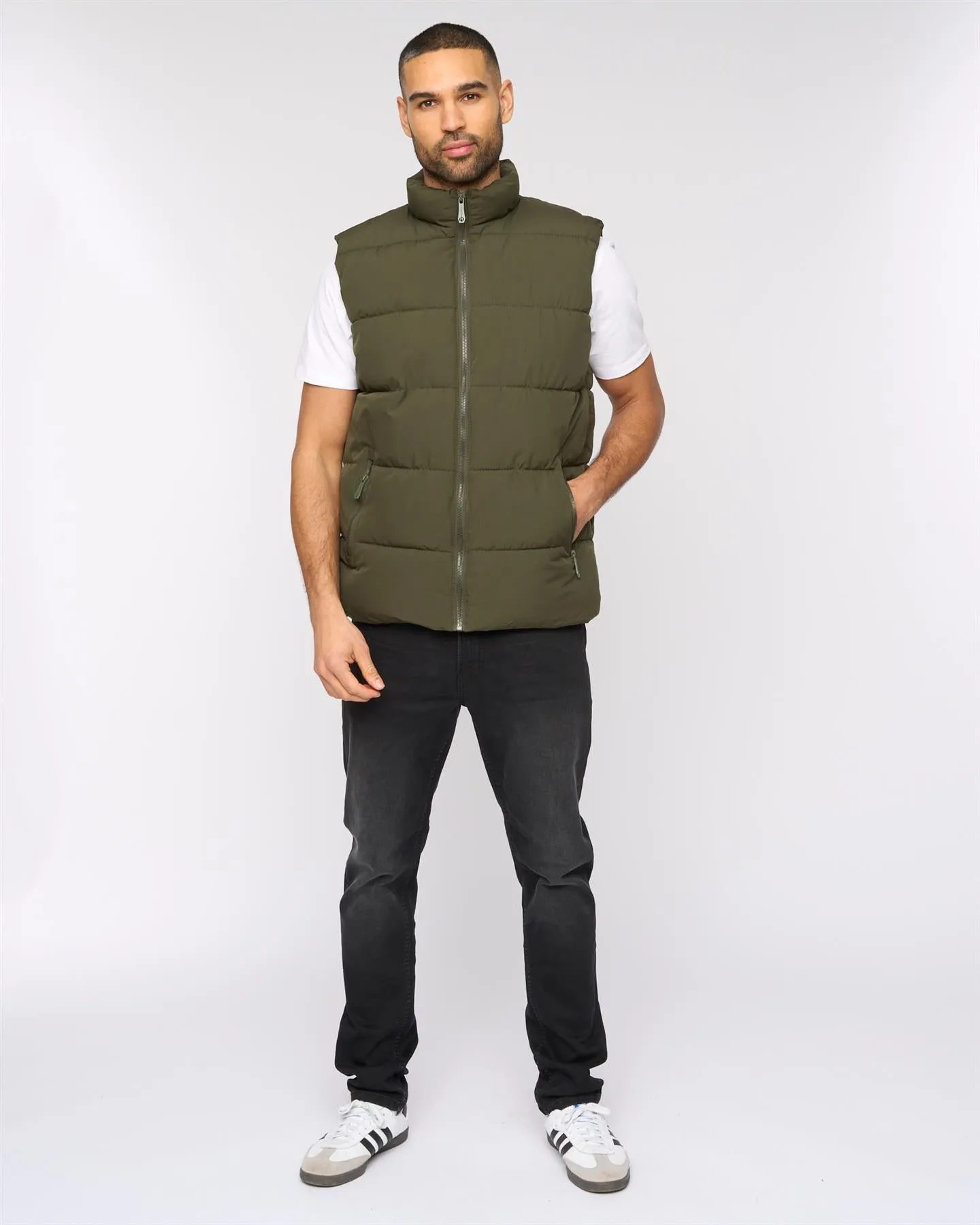 Stanten Puffer Gilet Olive