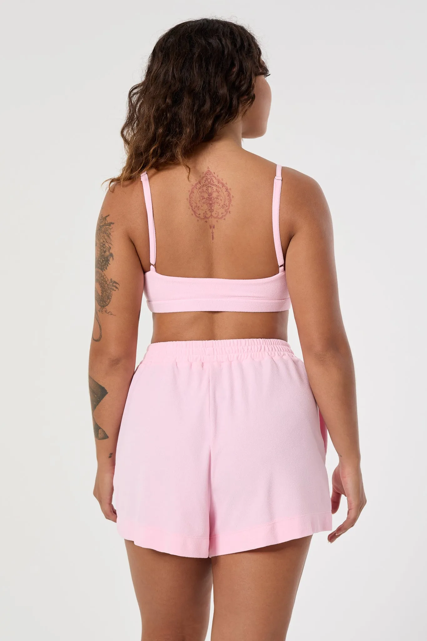 Stella Boxer Shorts | Recycled Nylon | Strawberry