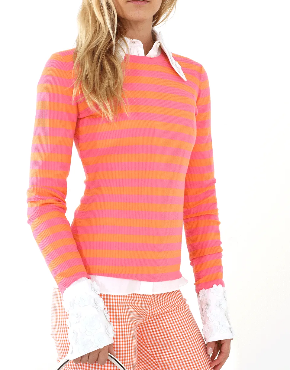 Striped Knit Top