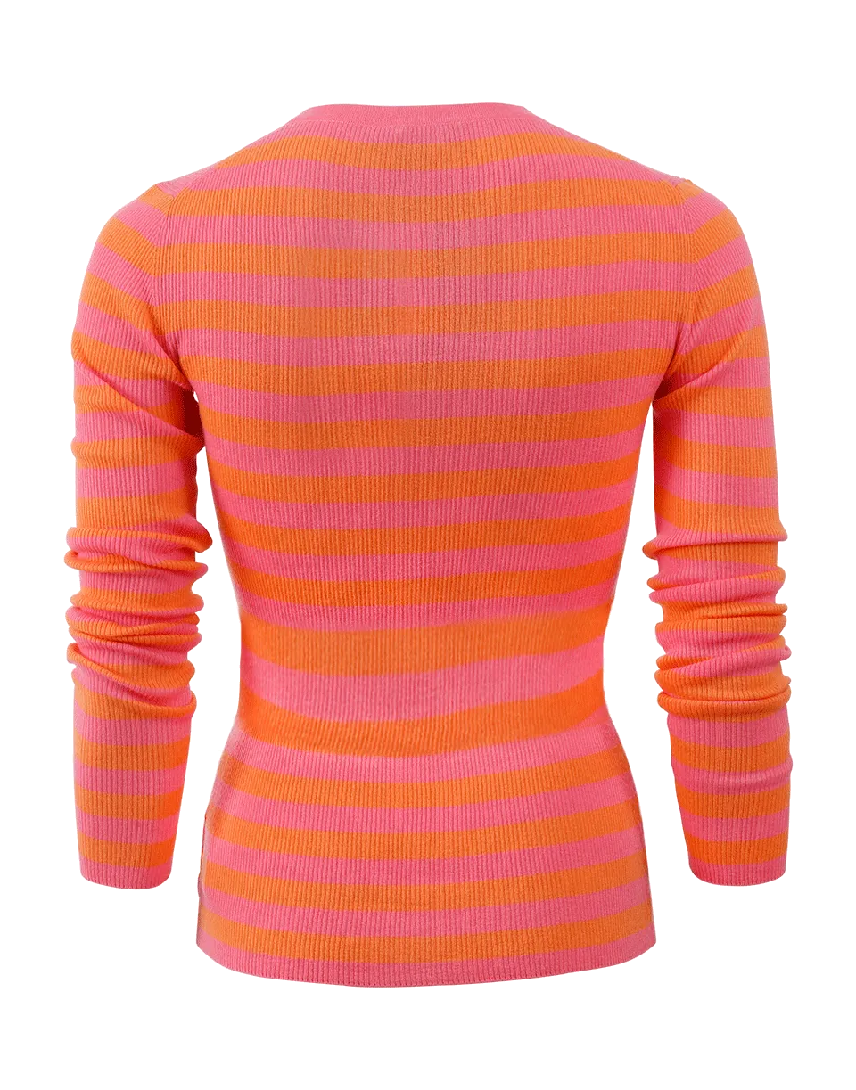Striped Knit Top