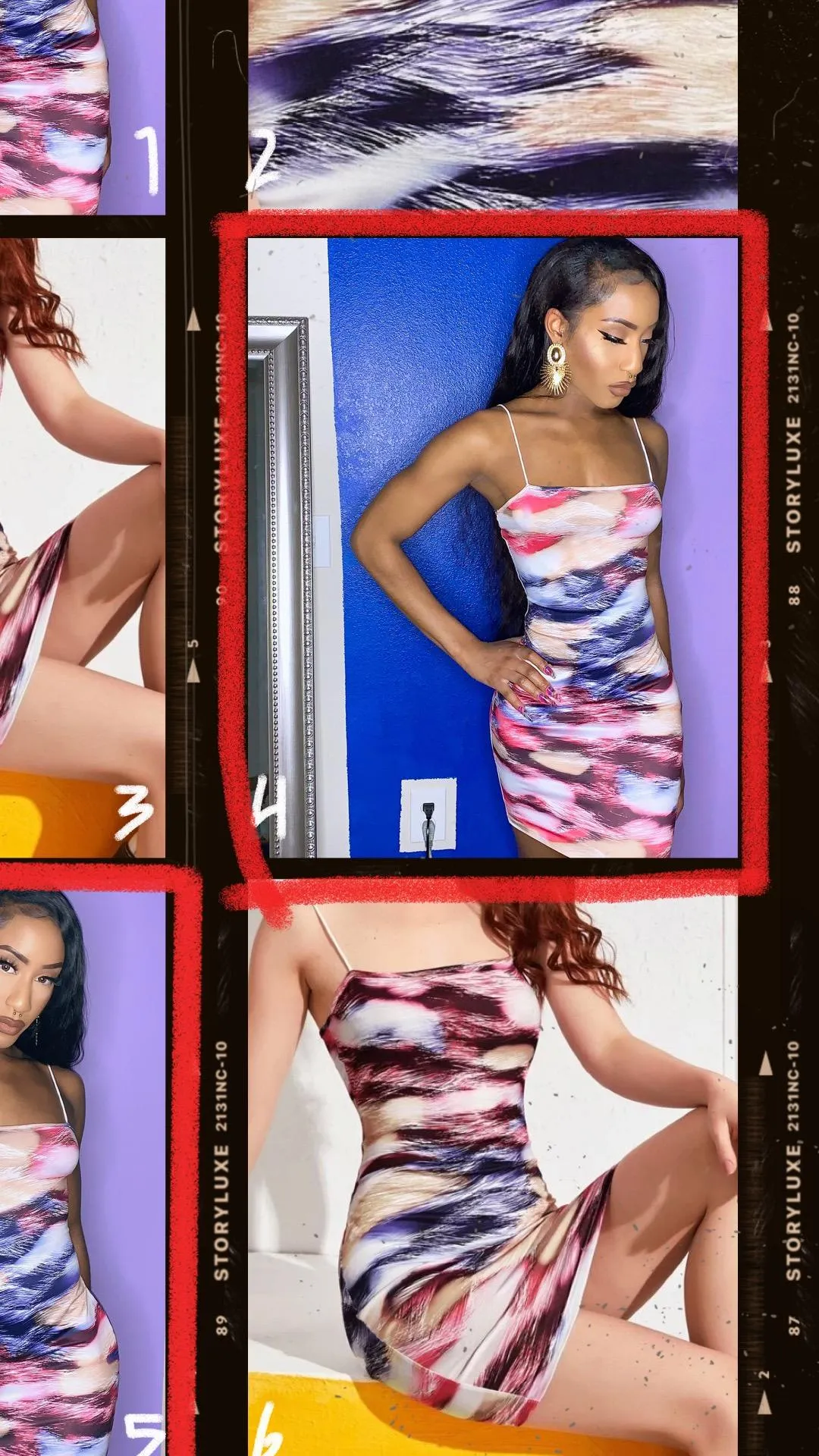 Summer Berry Bodycon Dress