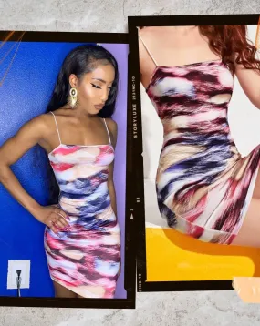 Summer Berry Bodycon Dress