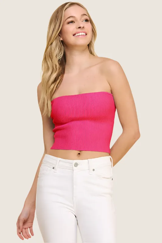 Techno Ribbed Tube Top