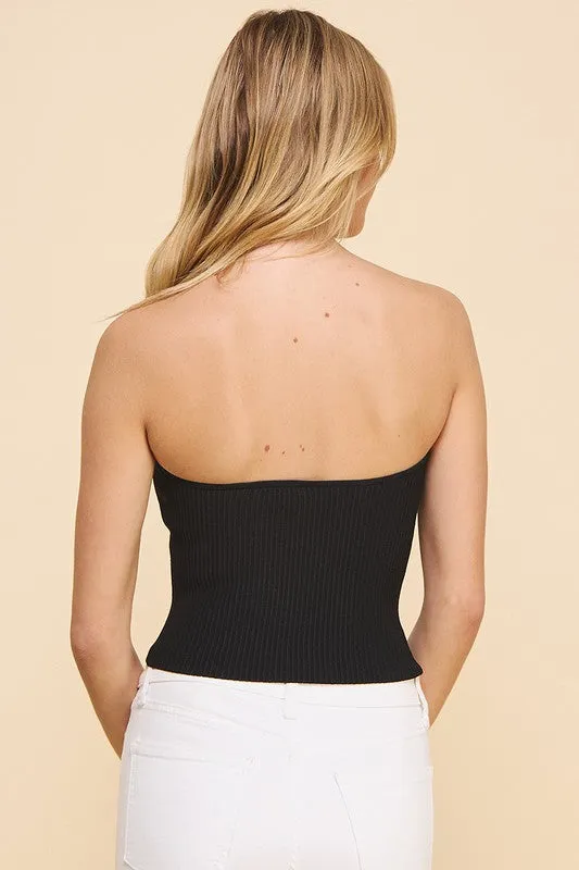 Techno Ribbed Tube Top