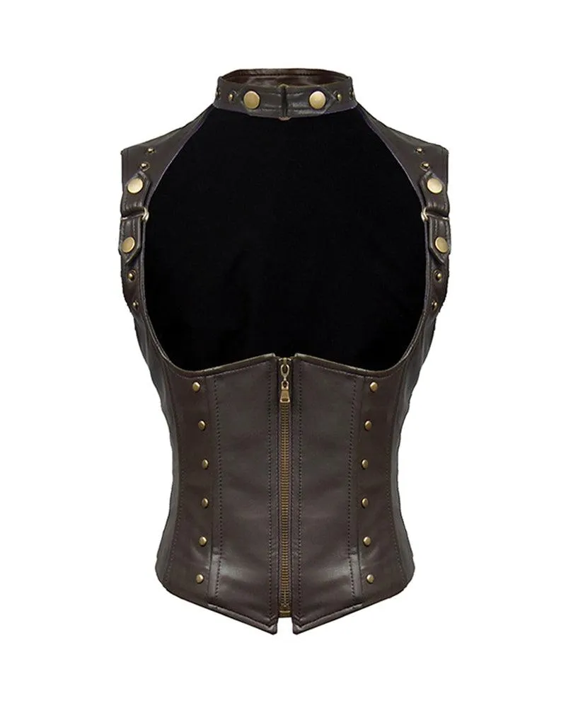 Techwear Women Corset Vest Top