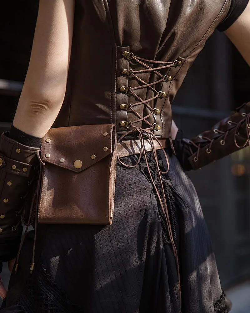 Techwear Women Corset Vest Top