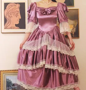 Vintage 30s Princess Bridal Dress [Three Colors]