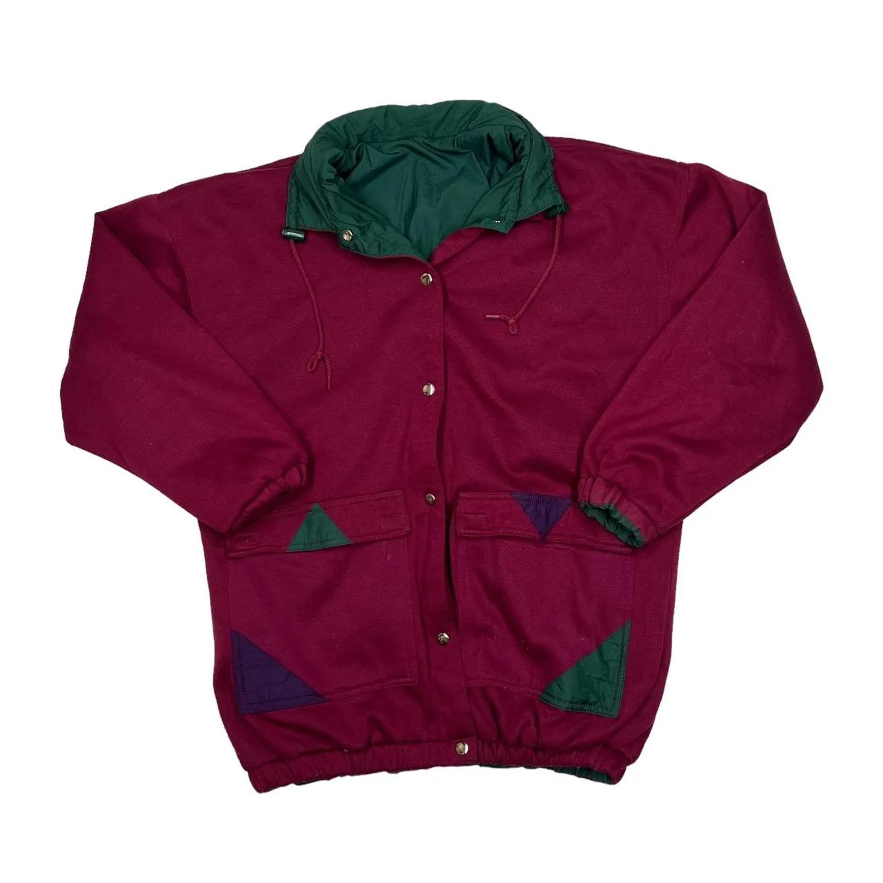Vintage 90’s Reversible Fleece Windbreaker Jacket
