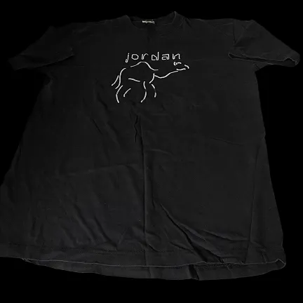 Vintage Black Jordan Graphics Men's Large Tees