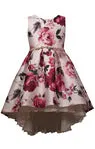 W28817-DV Mikado Hi-Low dress