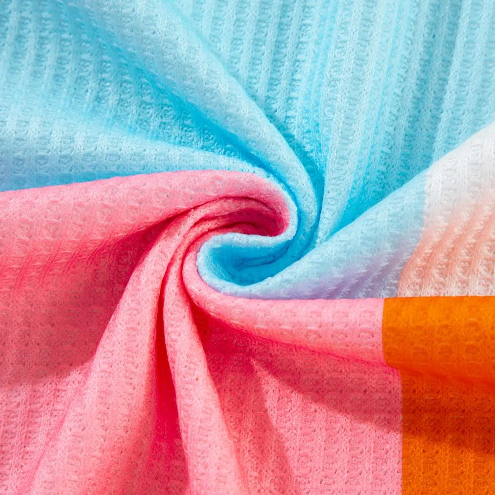 Waffle Knit Color Block Shirt - SALE