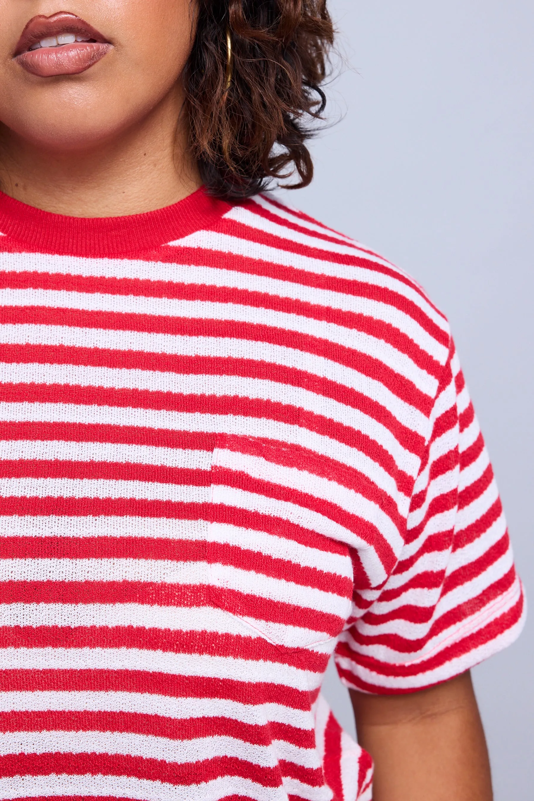 Warp Knit Pocket Tee