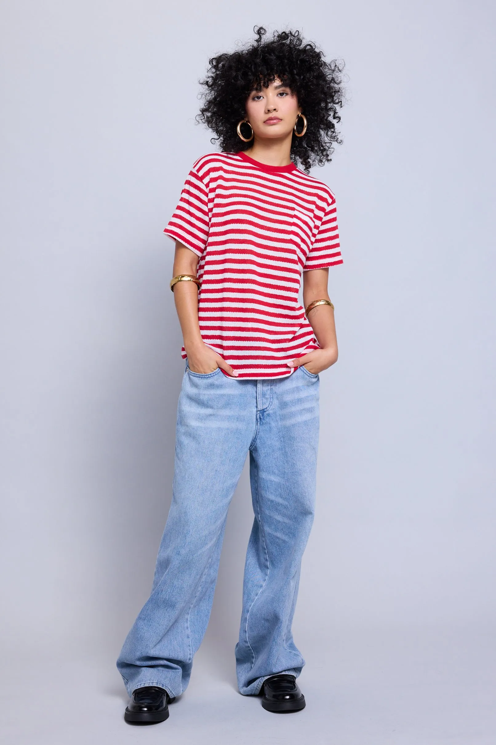 Warp Knit Pocket Tee