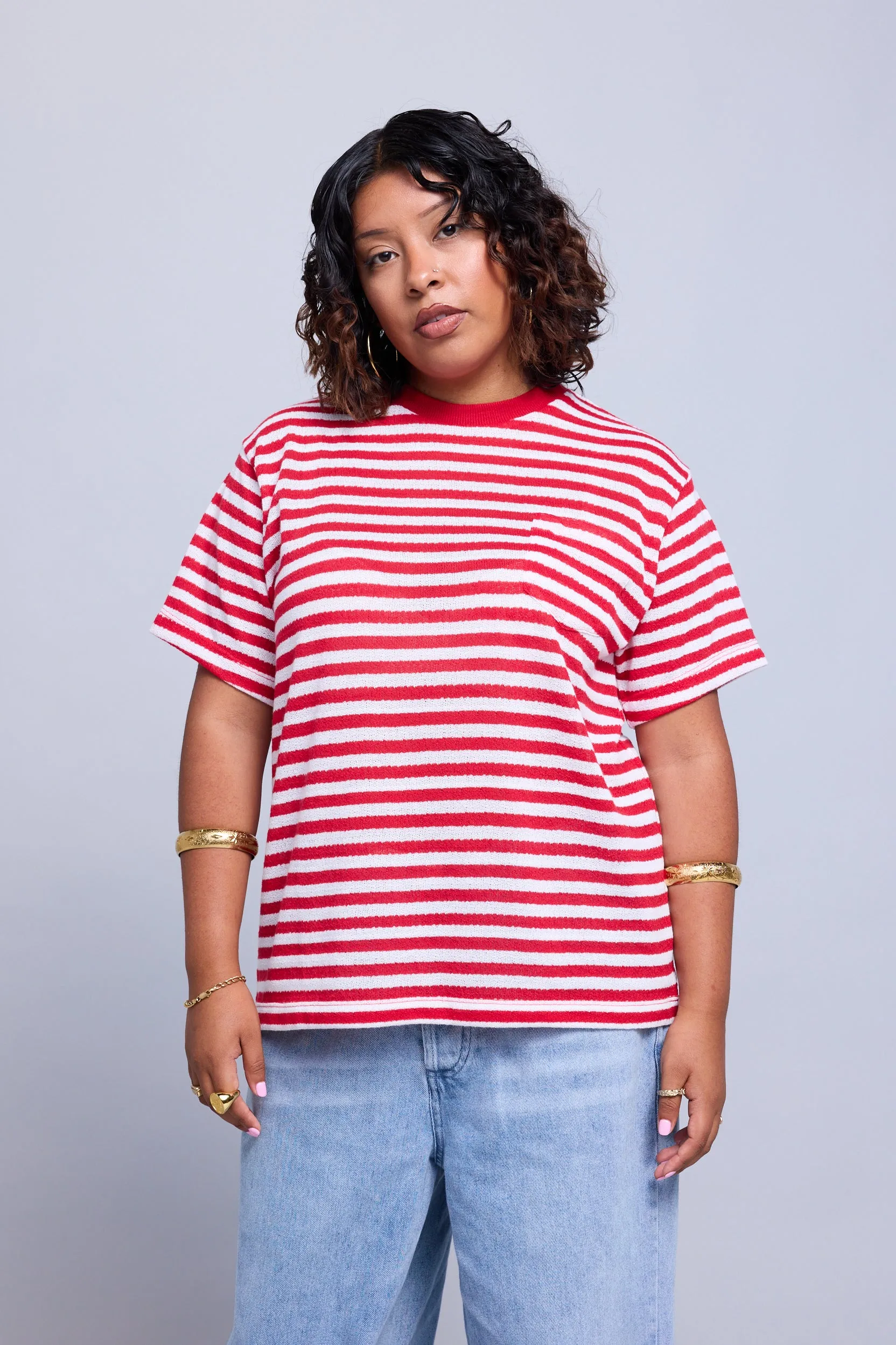 Warp Knit Pocket Tee