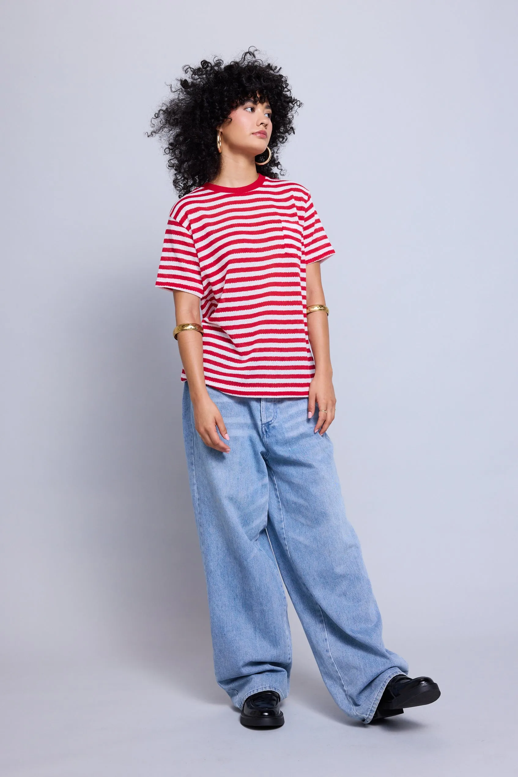 Warp Knit Pocket Tee