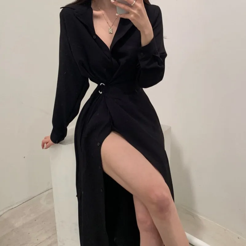 Watch Me Walk Away Midi Dress